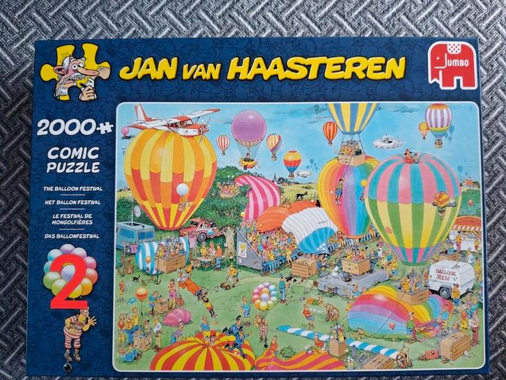 Diverse Jan van Haasteren 2000 stukjes, Hobby en Vrije tijd, Denksport en Puzzels, Zo goed als nieuw, Meer dan 1500 stukjes, Ophalen
