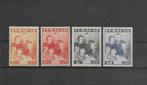 Curaçao 1943. NVPH 164 t/m 167, Ongebruikt., Verzenden, Postfris