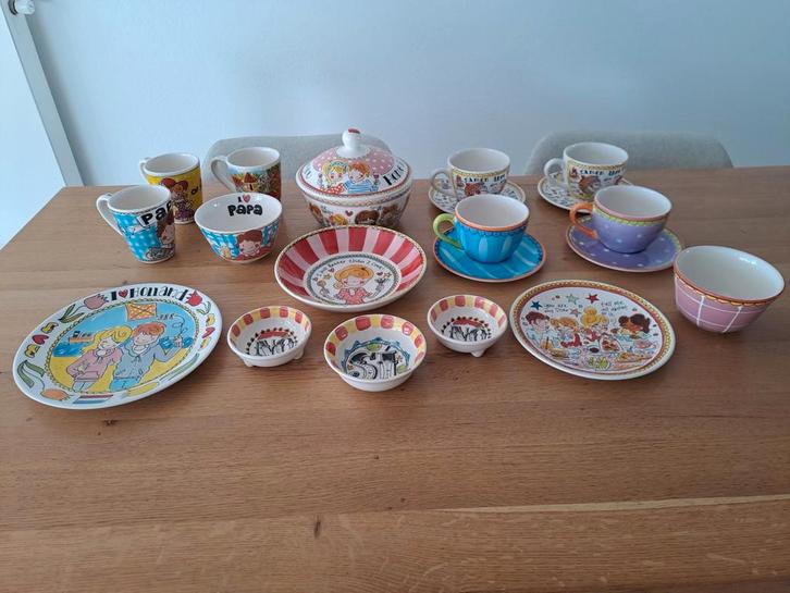 Grote set Blond Amsterdam Servies zgan, Huis en Inrichting, Keuken | Servies, Zo goed als nieuw, Compleet servies, Blond Amsterdam