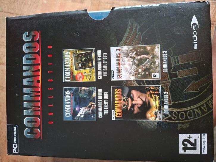Commandos collection, Blitzkrieg, Joint Operations, Spelcomputers en Games, Games | Pc, Zo goed als nieuw, 1 speler, Ophalen of Verzenden