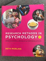 Research Methods in Psychology - Morling - 2nd edition, Boeken, Ophalen of Verzenden, Zo goed als nieuw, Overige onderwerpen, Beth Morling