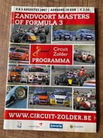 Programmaboek Zandvoort Masters of Formula 3, Ophalen of Verzenden, Zo goed als nieuw, Auto's