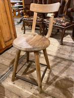 Zes oude Albert Menger stoeltjes fabriekstoeltjes, Antiek en Kunst, Ophalen