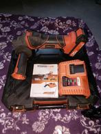 Powerplus accu slijptol met accu/lader, Doe-het-zelf en Verbouw, Gereedschap | Slijpmachines, Ophalen, Gebruikt, Minder dan 700 watt