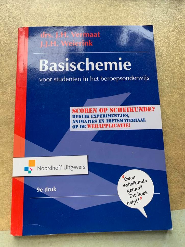 Basischemie, Boeken, Studieboeken en Cursussen, Zo goed als nieuw, MBO, Beta, Ophalen of Verzenden