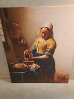 120x140 canvas melkmeisje, Huis en Inrichting, Woonaccessoires | Schilderijen, Tekeningen en Foto's, Zo goed als nieuw, Ophalen