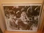 Schilderij laurel en hardy., Huis en Inrichting, Ophalen, 75 tot 100 cm, Schilderij, 50 tot 75 cm