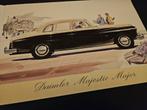 Brochure Daimler Majestic Major 4.5 Litre V8, Ophalen of Verzenden, Zo goed als nieuw, Overige merken