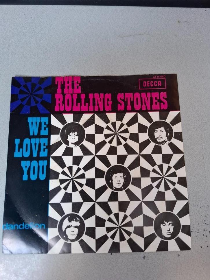 The Rolling Stones/ We love you 1967 Holland, Cd's en Dvd's, Vinyl Singles, Zo goed als nieuw, Single, Pop, 7 inch, Ophalen of Verzenden