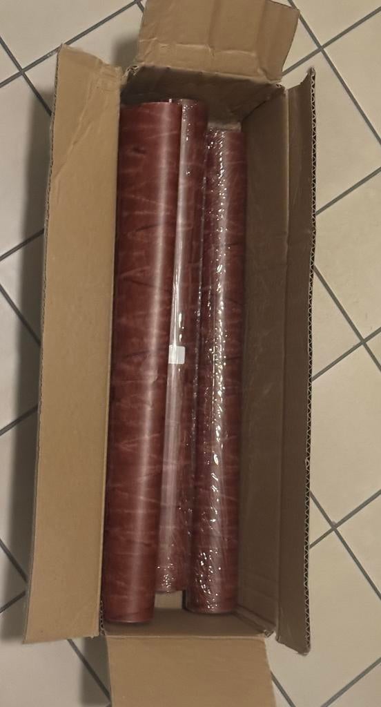 Behang terracotta bruin, Ophalen, 10 tot 25 m², Bruin
