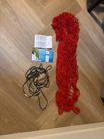 Te koop rode hangmat met bevestingsmateriaal, Ophalen of Verzenden, Nieuw, Buiten, Inklapbaar