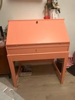 Vintage Bureau met Klep en Lades, Ophalen, Gebruikt, 100 tot 150 cm, 50 tot 100 cm