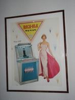 Jukebox  Rock Ola  Regis  in Lijst    35 x 28  cm, Ophalen of Verzenden, Zo goed als nieuw, 1950 tot 1960, Rock Ola