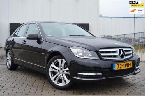 Mercedes-Benz C-Klasse C180 BE Aut7 2012 Zwart, Auto's, Mercedes-Benz, Particulier, C-Klasse, Benzine, C, Sedan, Automaat, Origineel Nederlands