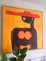 Kunstwerk Jacob Lund 120x120cm - kunst aan de muur - canvas, Ophalen