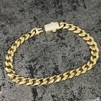 14 karaat gouden cuban armband schakel gourmet, Ophalen of Verzenden, Nieuw, Goud