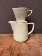 Vintage koffiepot mintgroen melitta 102 koffiefilter kan, Antiek en Kunst, Ophalen of Verzenden