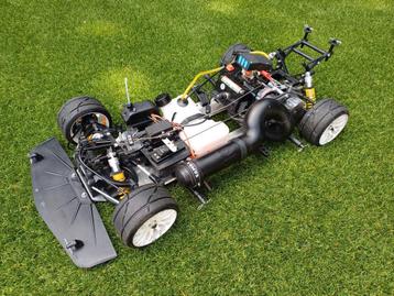 FG 2wd on road chassis met 26cc motor en servo's beschikbaar voor biedingen