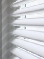 Witte vlinderjaloezie - Modern Design, Zo goed als nieuw, Wit, 100 tot 150 cm, 50 tot 100 cm