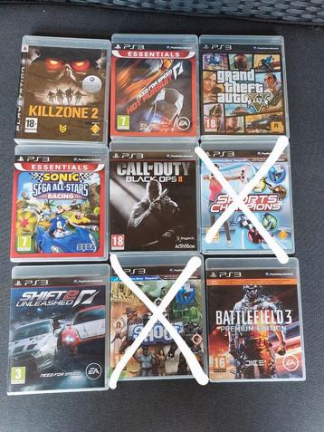 PS3 games 7 stuks beschikbaar voor biedingen