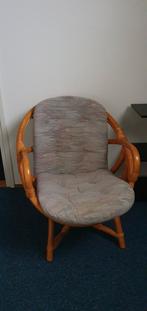 2 manou rotan stoelen., Huis en Inrichting, Fauteuils, Ophalen, Gebruikt, 75 tot 100 cm, 50 tot 75 cm