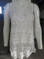 Kanten top wit mt S, Wit, Ophalen of Verzenden, Zo goed als nieuw, Maat 36 (S)