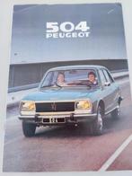 Peugeot 504 autofolder, Boeken, Auto's | Folders en Tijdschriften, Gelezen, Peugeot, Verzenden