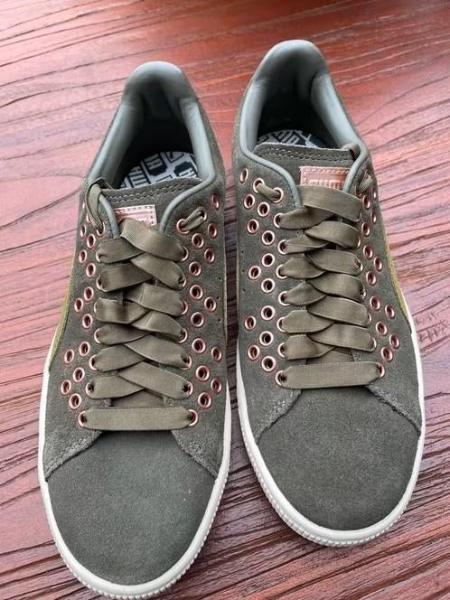 Puma sneakers, donkergroen, maat 37, Kleding | Dames, Schoenen, Puma, Nieuw, Ophalen of Verzenden, Sneakers of Gympen