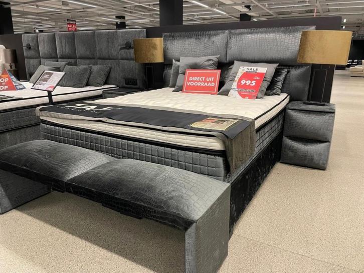 Boxspring Bed Opberg Sale 70% korting Voorraad €795, Huis en Inrichting, Slaapkamer | Boxsprings, Nieuw, Overige maten, 200 cm