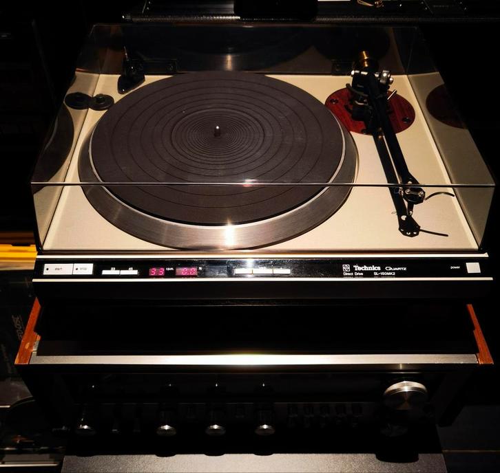Technics SL-150 MKII met Rega arm & Ortofon element, Audio, Tv en Foto, Platenspelers, Gebruikt, Platenspeler, Technics, Pitch-regelaar