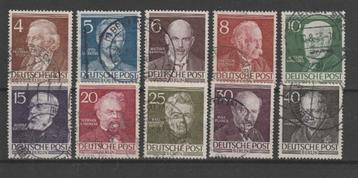 Berlijn 1952, Michel 91 t/m 100, Gestempeld. beschikbaar voor biedingen