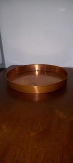 Koperen dienblad, Ophalen, Rond, Metaal