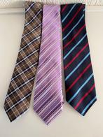 3 x stropdas, Ophalen of Verzenden, Zo goed als nieuw, Met patroon