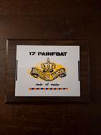 Schild militair / 17 PAINFBAT / Volo et valeo /Prinses Irene, Ophalen of Verzenden, Landmacht, Nederland, Embleem of Badge