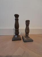 Landelijke style kaarsenstandaards, Ophalen, Zo goed als nieuw, Hout, Minder dan 25 cm