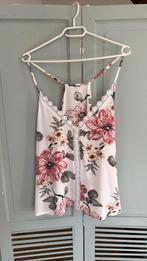 Mooi top met rozen patroon maat L, Ophalen of Verzenden, Zo goed als nieuw, Maat 42/44 (L), Zonder mouw