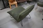 Stoere fauteuil EARL Jess metaal canvas legertent legergroen, Ophalen, 75 tot 100 cm, Zo goed als nieuw, Stof