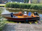 VIS/SLOEP/TOUR/MOTOR BOOT HOUT MET 15 PK MERCURY, Watersport en Boten, Sloepen, 10 tot 30 pk, Gebruikt, Ophalen of Verzenden, Snelvarend