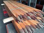 Gebruikte hardhout palen 68x68mm voor GWW gebruik klasse I, Tuin en Terras, Palen, Balken en Planken, Gebruikt, Palen, Ophalen of Verzenden