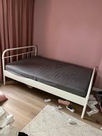 Wit meiden bed, Huis en Inrichting, Slaapkamer | Bedden, Ophalen, Wit, 140 cm, Zo goed als nieuw