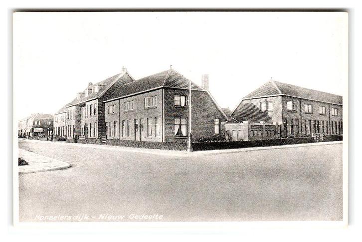 Honselersdijk, Nieuw Gedeelte, Verzamelen, Ansichtkaarten | Nederland, Ongelopen, Zuid-Holland, 1940 tot 1960, Verzenden
