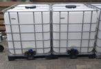 IBC container 1000L wit – gespoeld, Ophalen, Kunststof, -, Zo goed als nieuw