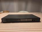 TP-Link 16-poorts switch - JetStream L2 Managed Switch, Computers en Software, Netwerk switches, Ophalen of Verzenden, Gebruikt