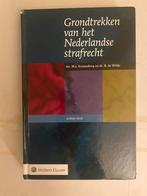 Grondtrekken van het Nederlandse strafrecht, Boeken, Ophalen of Verzenden, Gamma, Gelezen, HBO