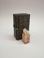 Chinese vintage beeld zegel paard zeepsteen, Antiek en Kunst, Verzenden