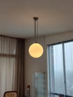 Art Deco Hanglamp Gispen met 4 buizen/Bol is 45 cm doorsnede, Huis en Inrichting, Lampen | Hanglampen, Ophalen, Gebruikt, Glas