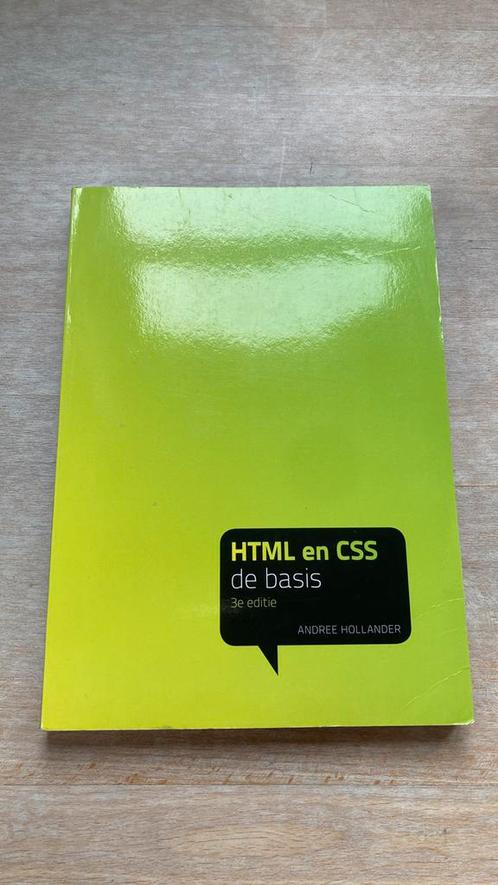 Andree Hollander - HTML en CSS, Boeken, Informatica en Computer, Zo goed als nieuw, Ophalen of Verzenden