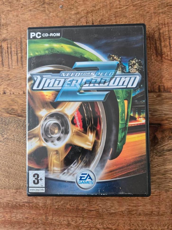 Need for Speed Underground 2 - PC CD-ROM, Spelcomputers en Games, Games | Pc, Gebruikt, Racen en Vliegen, 1 speler, Vanaf 3 jaar