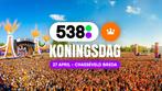 538 Koningsdag tickets (5x), Tickets en Kaartjes, Evenementen en Festivals