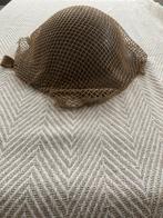 Belgische Brodie helm mk2 met vlag, Verzamelen, Ophalen of Verzenden, Landmacht, Overige gebieden, Helm of Baret